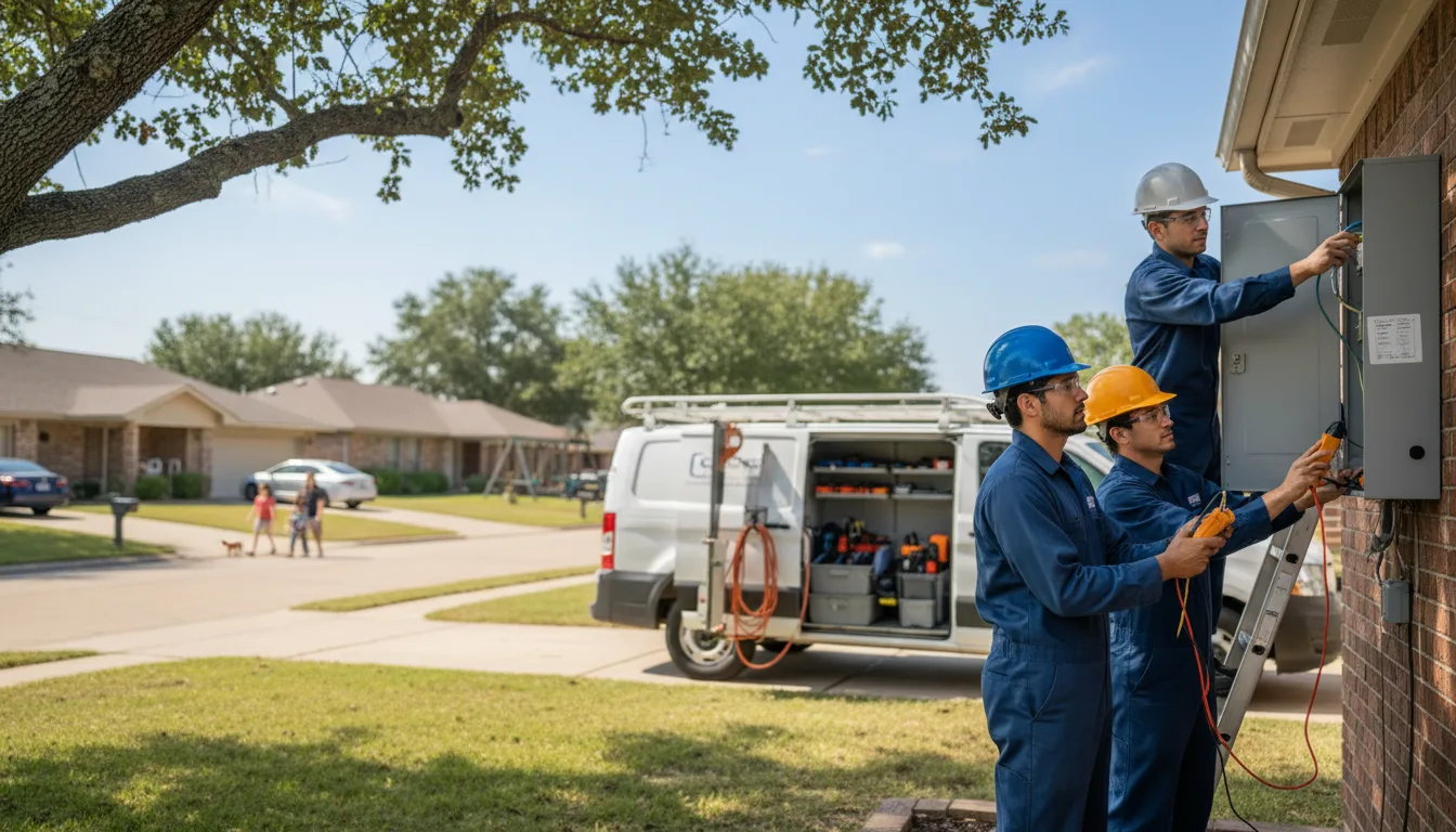 Certified electrician providing emergency electrical services in Brinklow, MD